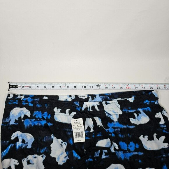 Cuddl Duds Fleece Pajama Pants NWT Wide Leg Men's XXL (38x30") Polar Bear Print - Picture 7 of 9